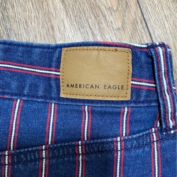 AMERICAN Eagle Outfitters Super Stretch Stripe Skirt Women’s 8 - Picture 6 of 8